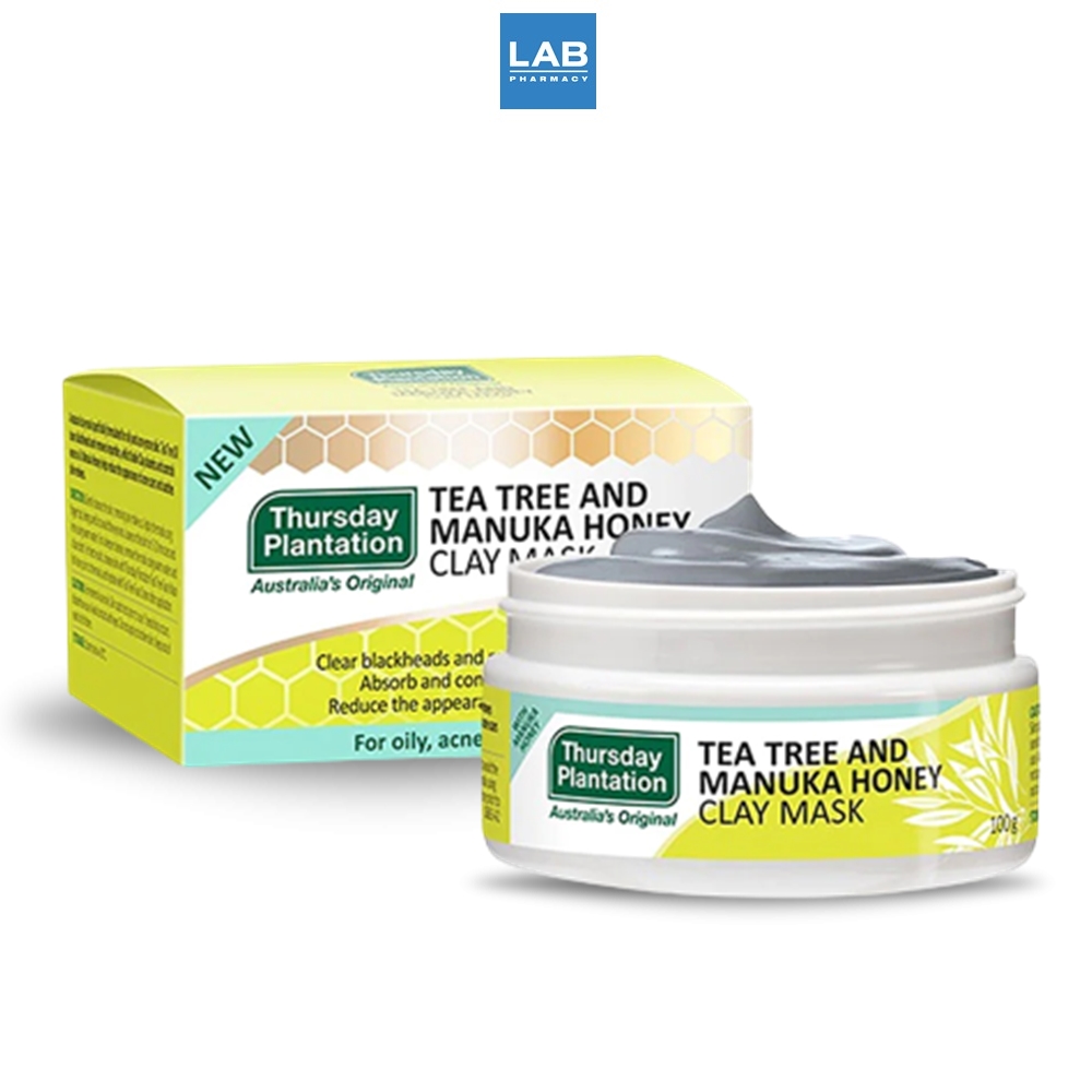 Thursday Plantation Tea Tree and Manuka Honey Clay Mask 100g. เทริสเดย์ ...