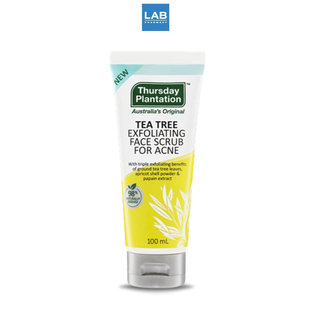 Thursday Plantation Tea Tree Exfoliating Face Scrub for Acne 100ml. เท ...